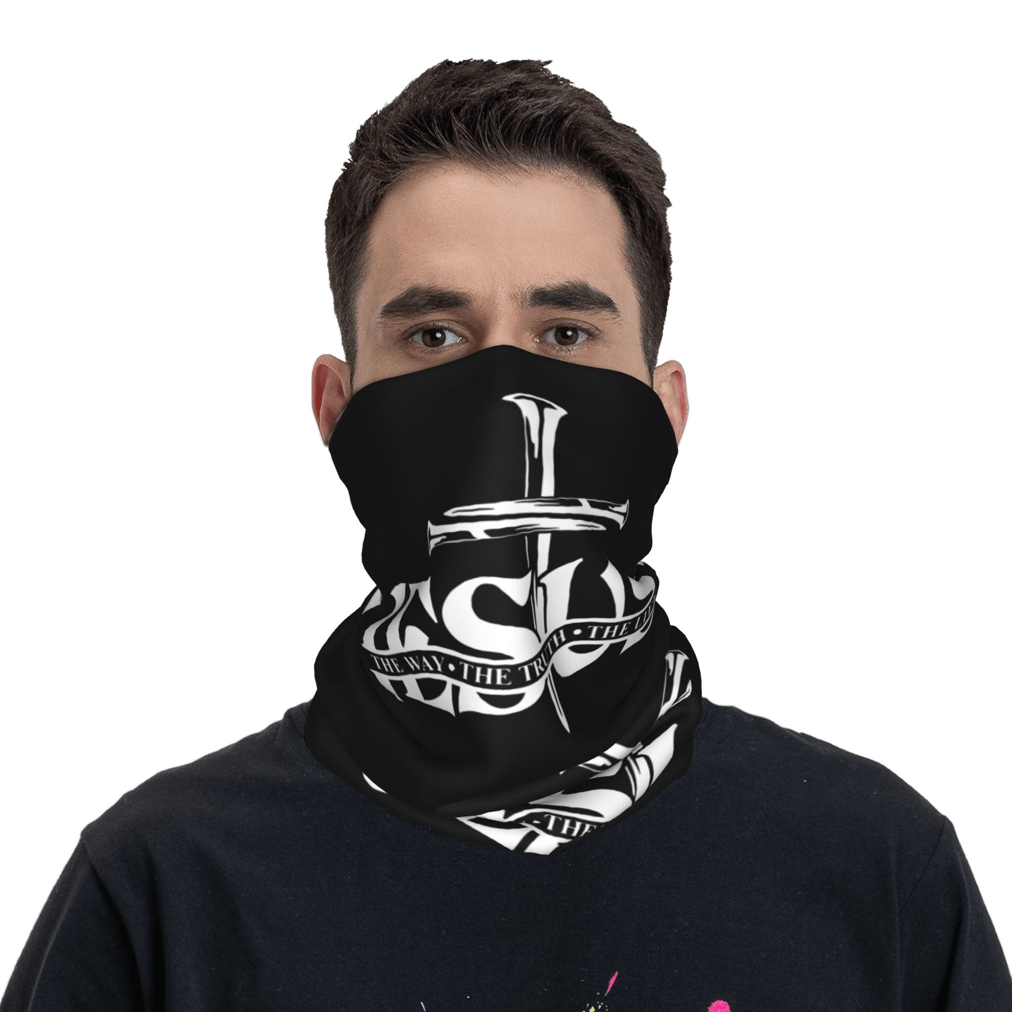 Custom Jesus The Way The Truth - Neck Gaiter Face Cover ulasan dan harga